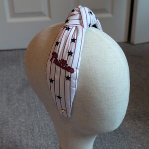 Lele Sadoughi Phillies Top Knot Headband NWT